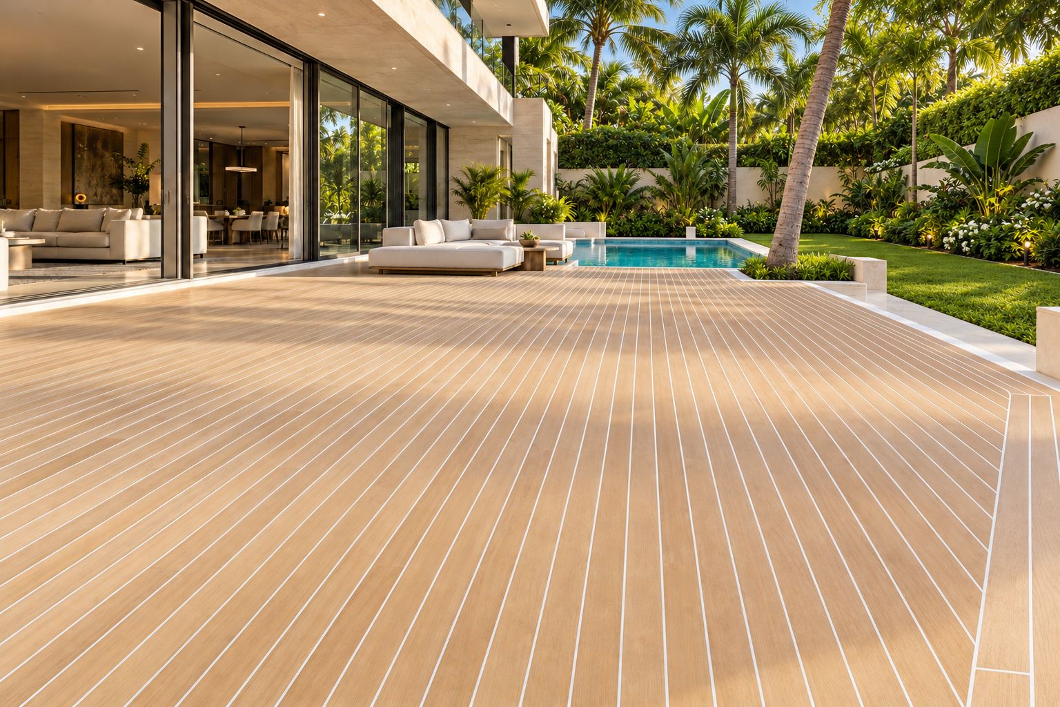 Design inspiration: teak flooring reference image 1