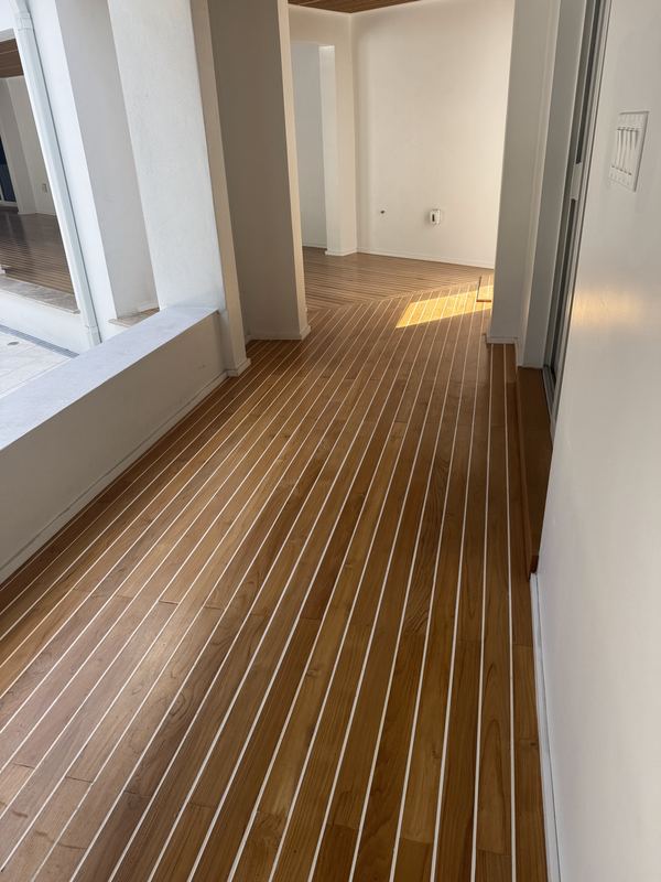 Teak flooring detail photo 2 of 20