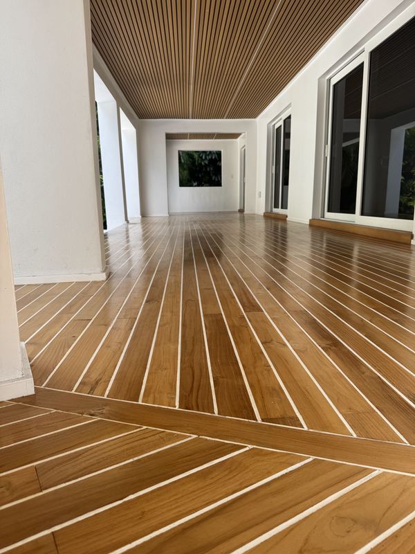 Teak flooring detail photo 5 of 20