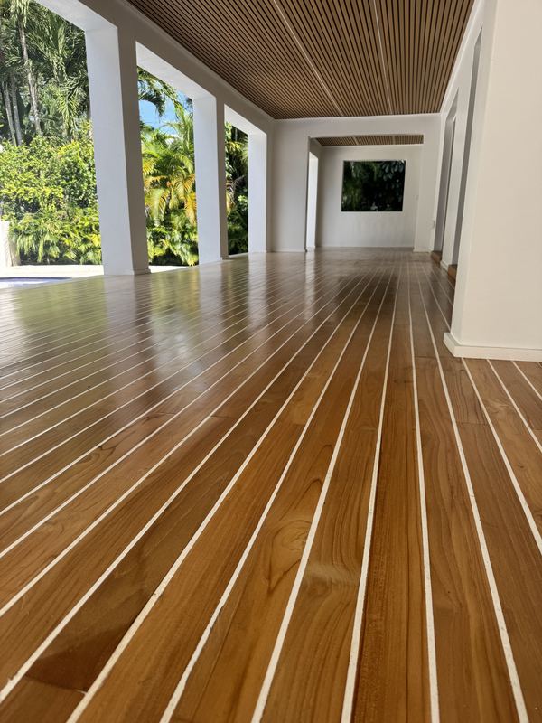 Teak flooring detail photo 6 of 20