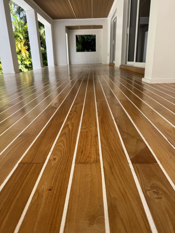 Teak flooring detail photo 7 of 20