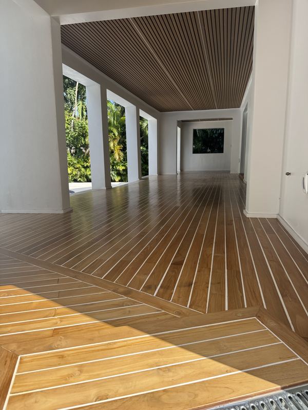 Teak flooring detail photo 8 of 20