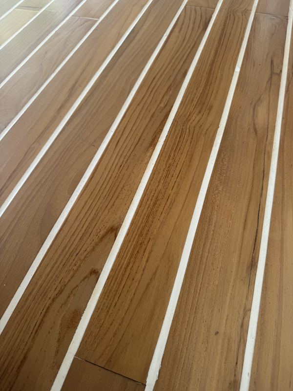 Teak flooring detail photo 9 of 20