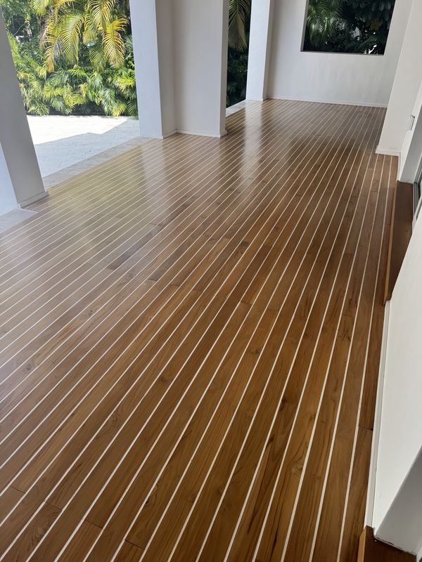 Teak flooring detail photo 10 of 20