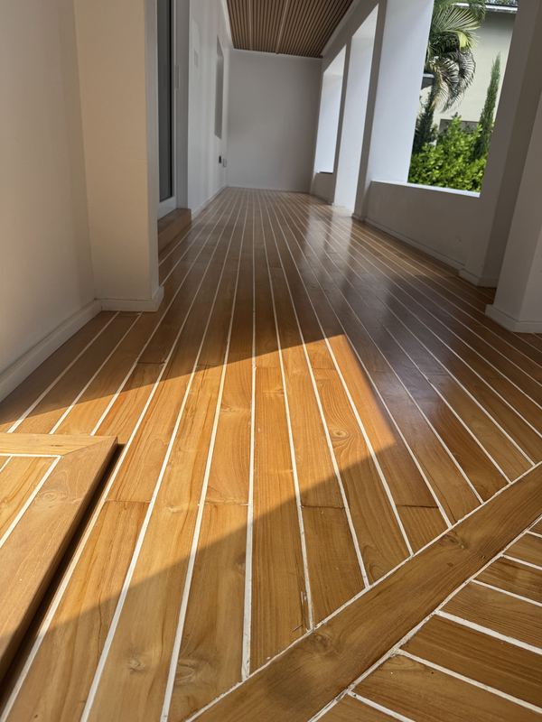 Teak flooring detail photo 13 of 20