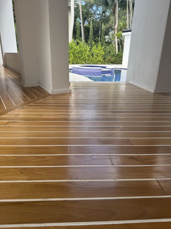 Teak flooring detail photo 14 of 20