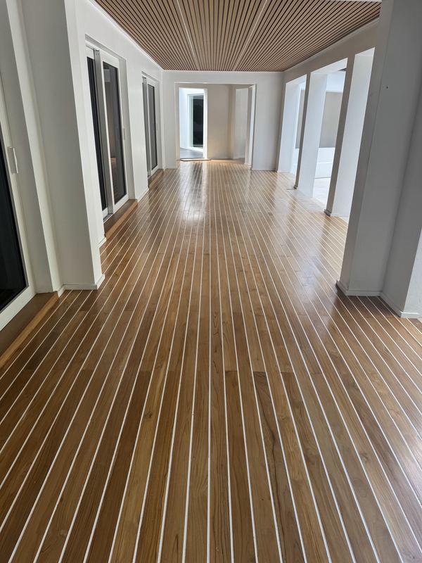 Teak flooring detail photo 16 of 20