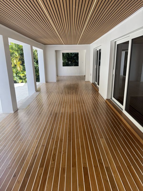 Teak flooring detail photo 18 of 20