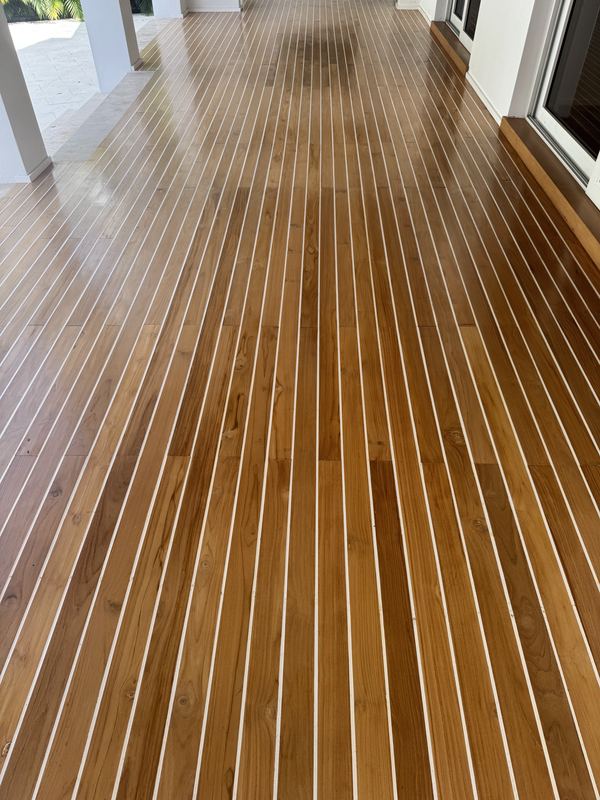 Teak flooring detail photo 19 of 20