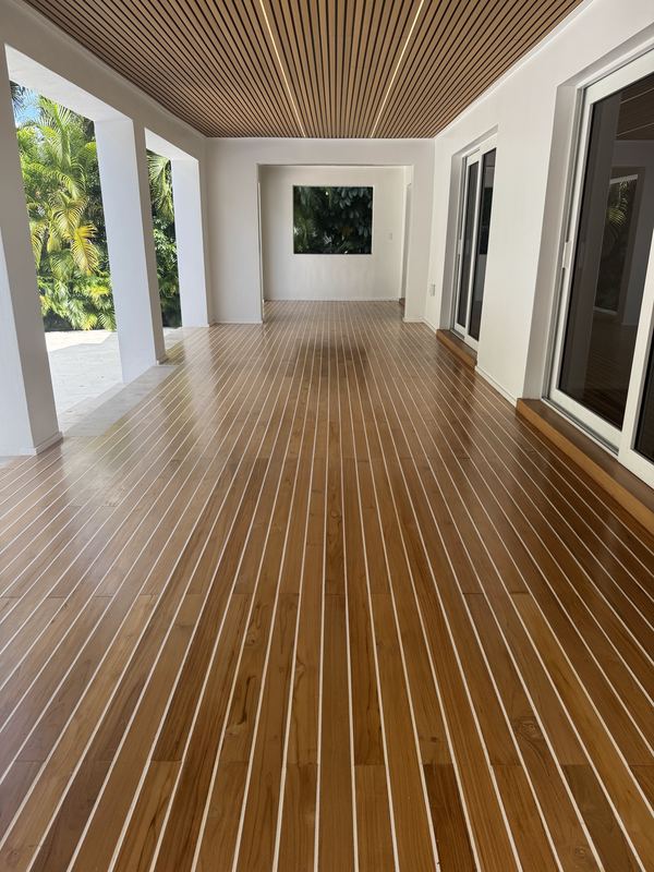 Teak flooring detail photo 20 of 20